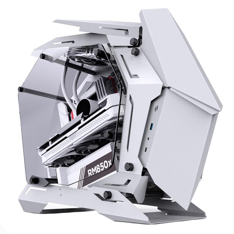 ПК корпус Jonsbo MOD-3 Mini MiniTower, window, White mATX (MOD-3 Mini White) - фото #5, Technodom.kz
