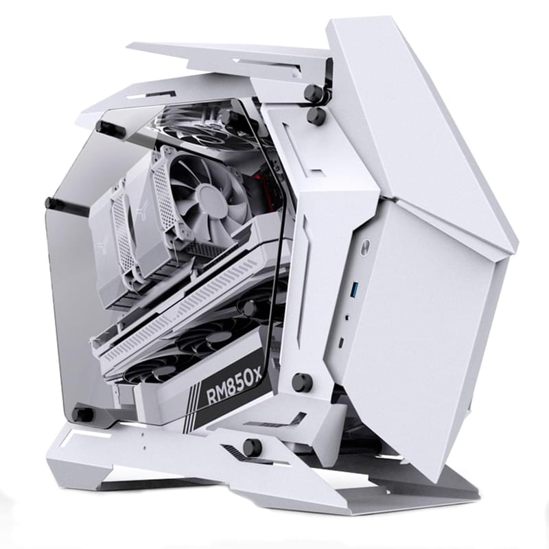ПК корпус Jonsbo MOD-3 Mini MiniTower, window, White mATX (MOD-3 Mini White) - фото #6, Technodom.kz
