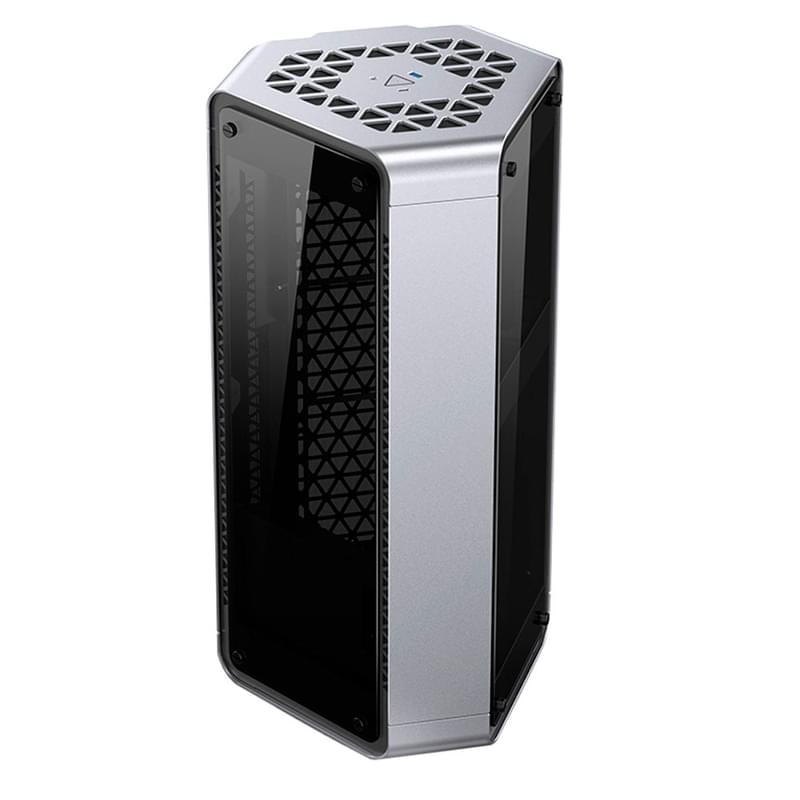 ПК корпус Jonsplus BO 102 Triangle, window, Silver mITX (BO 102 Silver) - фото #0, Technodom.kz