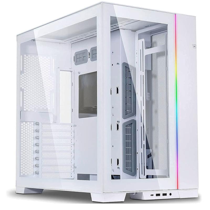 ПК корпус Lian Li O11 Dynamic MidTower, window, White EATX (G99.O11DW.00) - фото #0, Technodom.kz