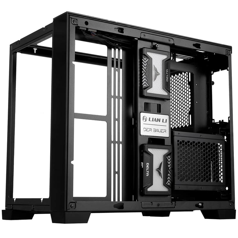 ПК корпус Lian Li O11 Dynamic MINI MidTower, window, Black EATX (G99.O11DMI-X.00) - фото #7, Technodom.kz
