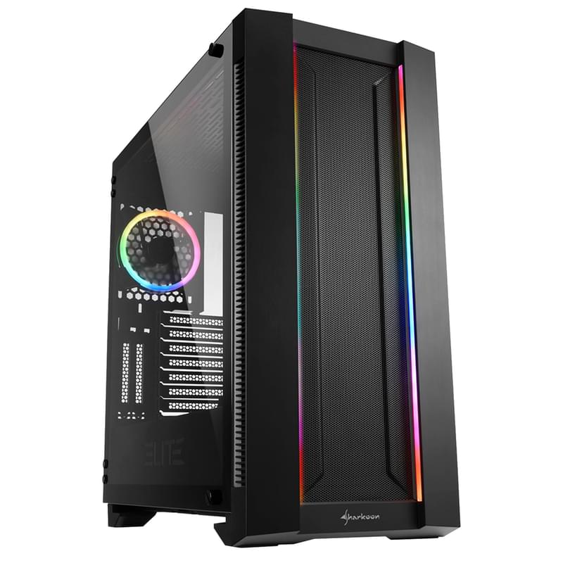 ПК корпус Sharkoon ELITE SHARK CA200M FullTower, window, Black, EATX (ELITE SHARK CA200M) - фото #0, Technodom.kz