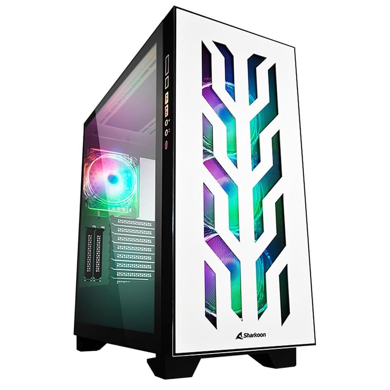 ПК корпус Sharkoon ELITE SHARK CA300T MidTower, window, White, EATX (ELITE SHARK CA300T White) - фото #0, Technodom.kz