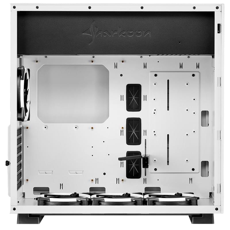 Sharkoon PURE STEEL RGB MidTower, window, White, EATX (PURE STEEL RGB White) кейсі - фото #5, Technodom.kz