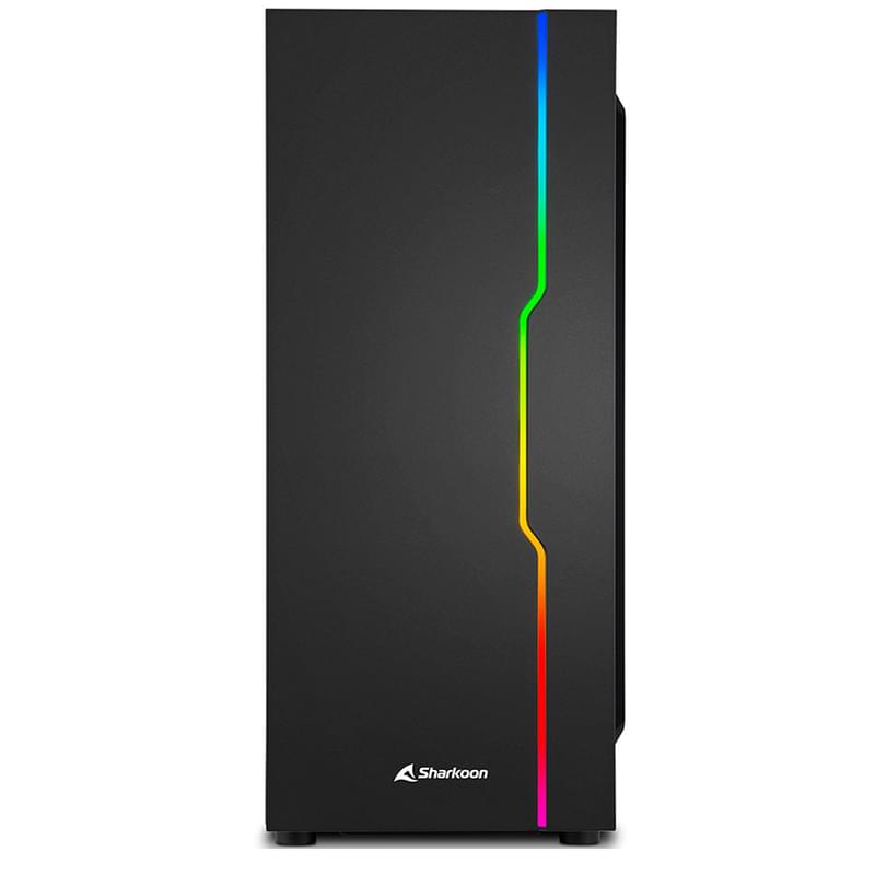 ПК корпус Sharkoon RGB SLIDER MidTower, window, Black, ATX (RGB SLIDER Black) - фото #1, Technodom.kz
