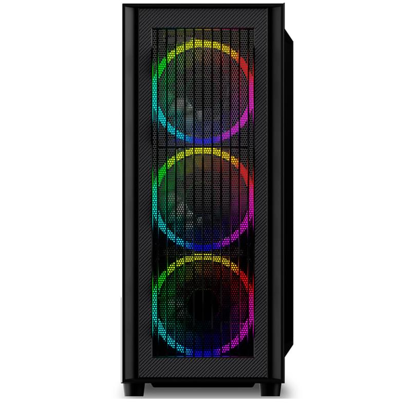 ПК корпус Sharkoon RGB WAVE MidTower, window, Black, ATX (RGB WAVE) - фото #1, Technodom.kz