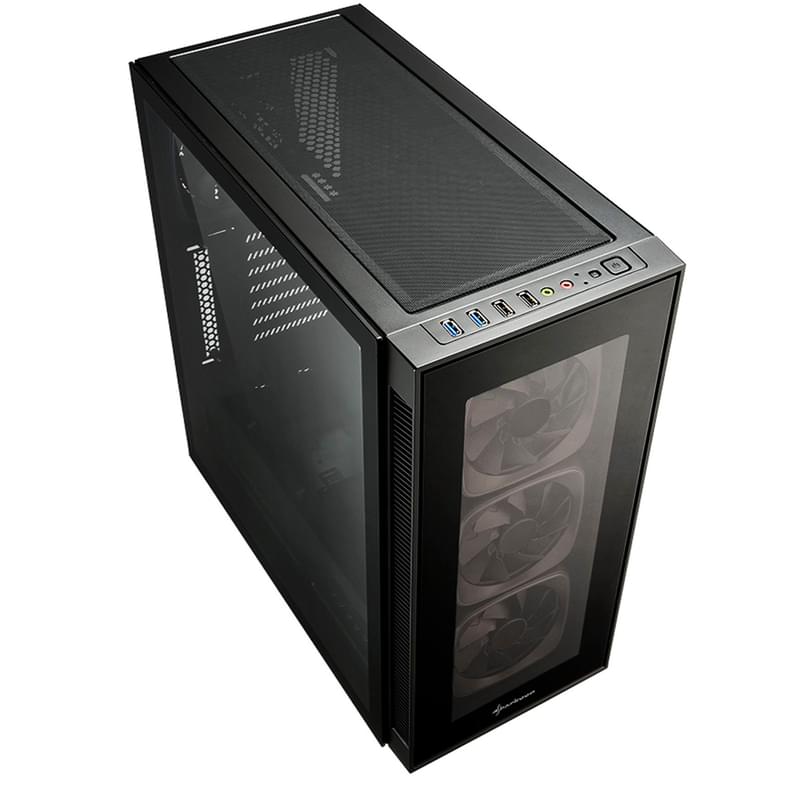Sharkoon TG6 RGB MidTower, window, Black, ATX (TG6 RGB) кейсі - фото #2, Technodom.kz