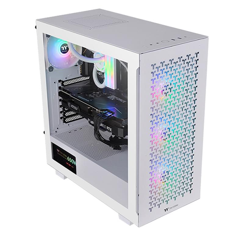 ПК корпус Thermaltake V350 TG ARGB MidTower, window, White mATX (CA-1S3-00M6WN-03) - фото #1, Technodom.kz
