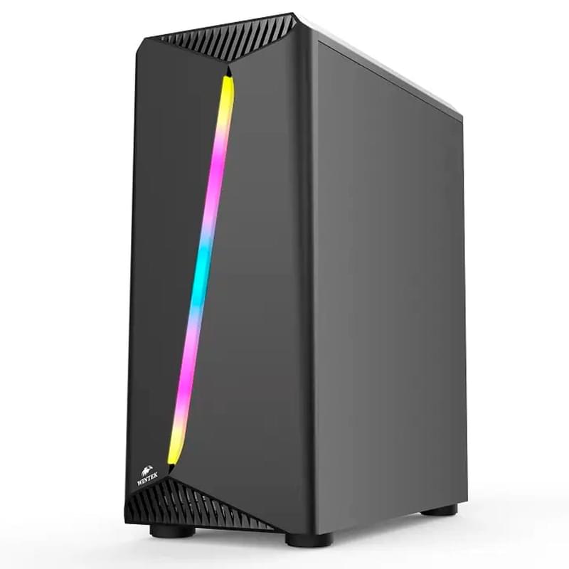 ПК корпус Wintek Line D529 TG MidTower, window, Black ATX (Line D529 TG) - фото #3, Technodom.kz