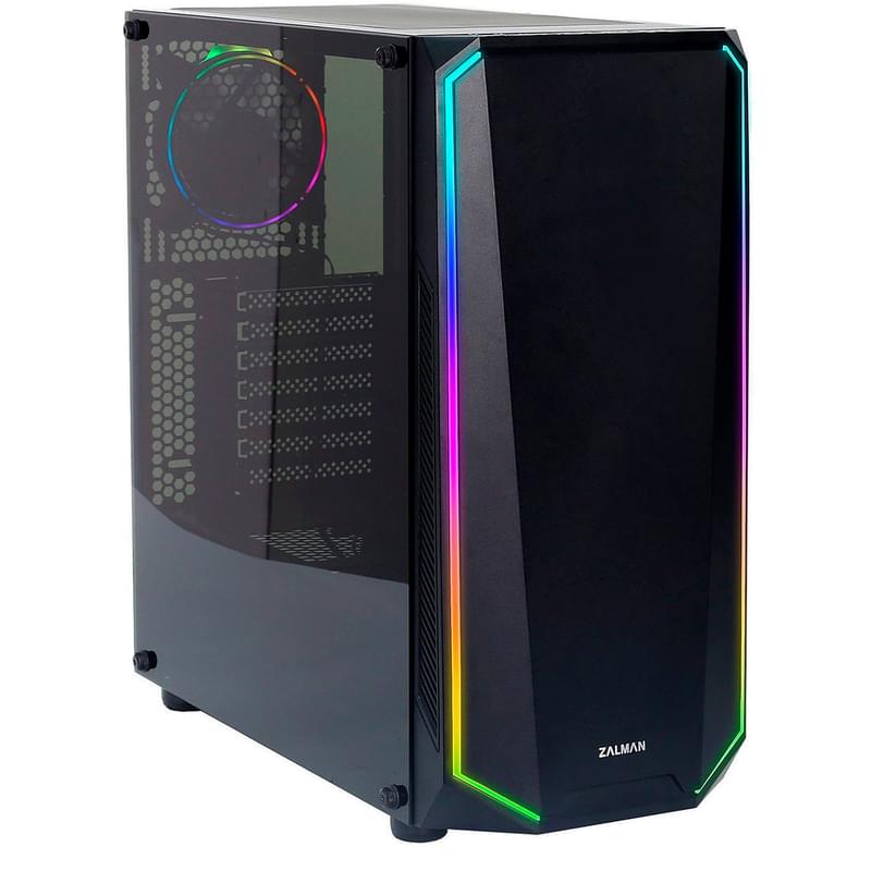 ПК корпус Zalman K1 REV.B MidTower, window, Black ATX (K1 REV.B) - фото #0, Technodom.kz