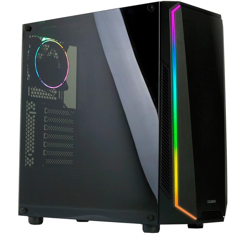 ПК корпус Zalman K1 REV.B MidTower, window, Black ATX (K1 REV.B) - фото #1, Technodom.kz