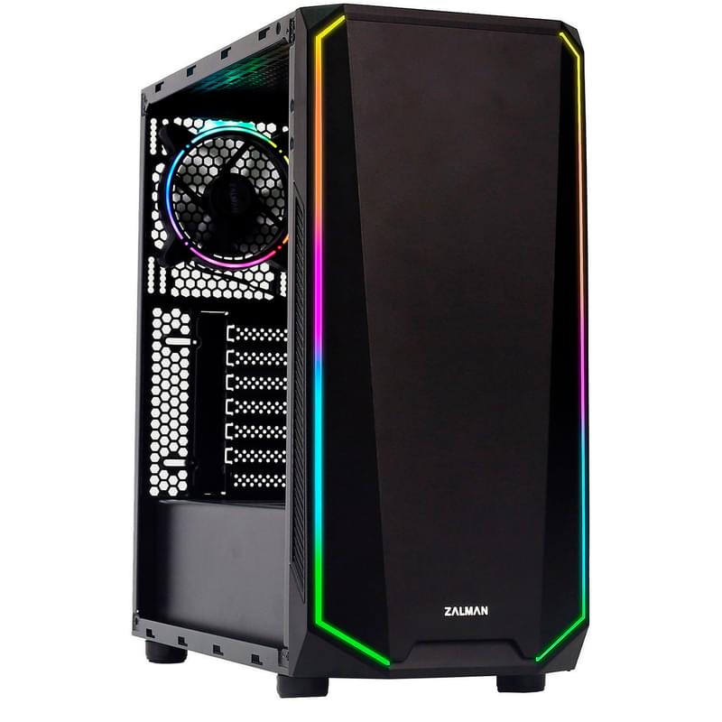ПК корпус Zalman K1 REV.B MidTower, window, Black ATX (K1 REV.B) - фото #3, Technodom.kz