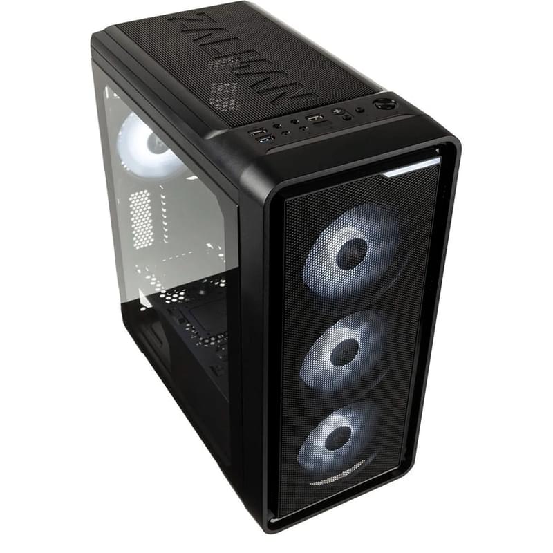 ПК корпус Zalman M3 PLUS RGB MidTower, window, Black mATX (M3 PLUS RGB) - фото #2, Technodom.kz