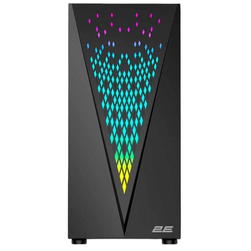 Кейс 2E GAMING Galaxy G2055 MidTower, window, Black ATX (2E-G2055) - фото #3, Technodom.kz