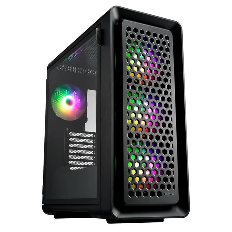 ПК корпус FSP CUT593P ARGB MidTower, window, Black E-ATX [CUT593P(B)] - фото #0, Technodom.kz