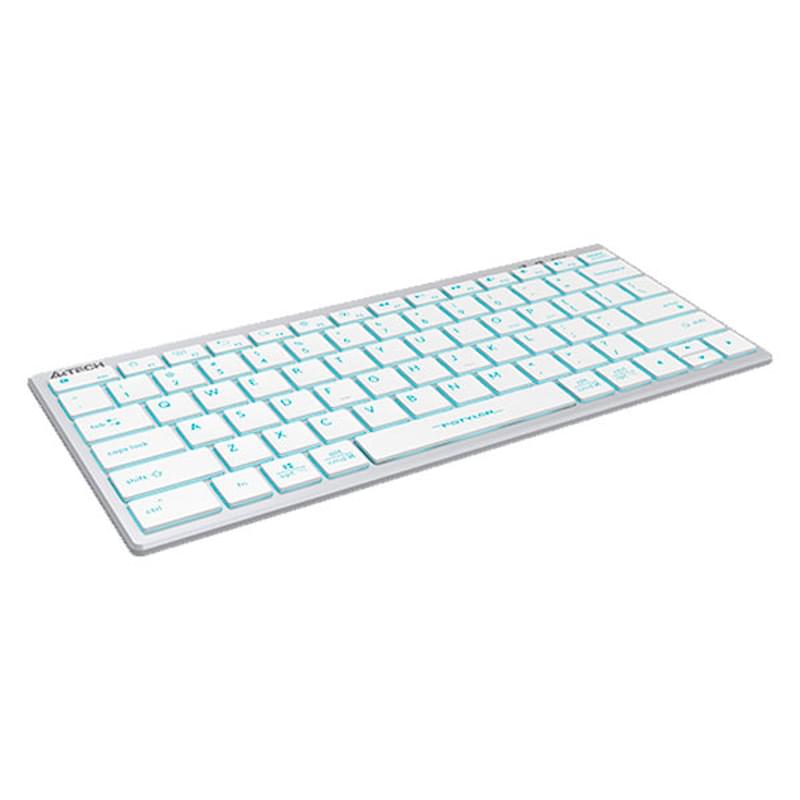 USB A4tech Fstyler FBK25 сымды пернетақтасы, FX-61, Ice Blue - фото #2, Technodom.kz