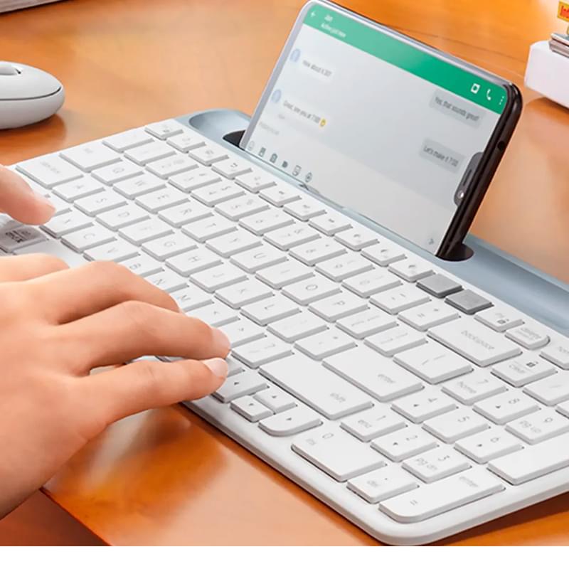 Клавиатура беспроводная USB/BT Logitech K580, OffWhite (920-010621) - фото #5, Technodom.kz