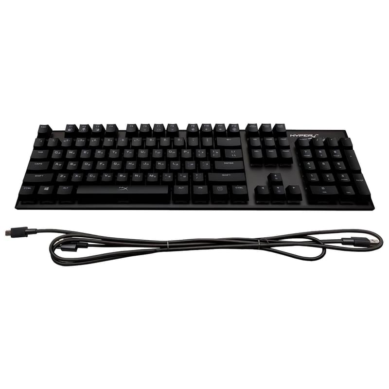 Клавиатура игровая проводная USB HyperX Alloy FPS RGB, MX Silver - фото #3, Technodom.kz