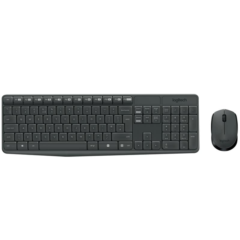 USB Logitech Сымсыз пернетақтасы + тінтуірі MK235 - фото #0, Technodom.kz