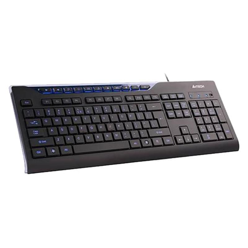 Клавиатура проводная USB A4Tech KD-800L, Black - фото #1, Technodom.kz