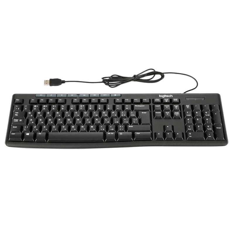 Клавиатура проводная USB Logitech K200 (920-008814) - фото #0, Technodom.kz