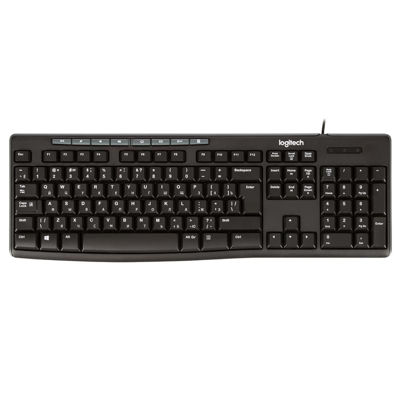 Клавиатура проводная USB Logitech K200 (920-008814) - фото #3, Technodom.kz