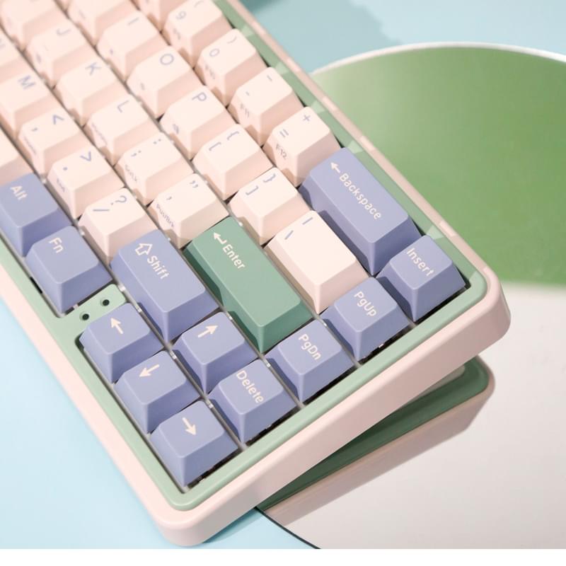 Игровая клавиатура беспроводная Varmilo Minilo VXT67 Eucalyptus - Kailh Prestige Light - фото #5, Technodom.kz