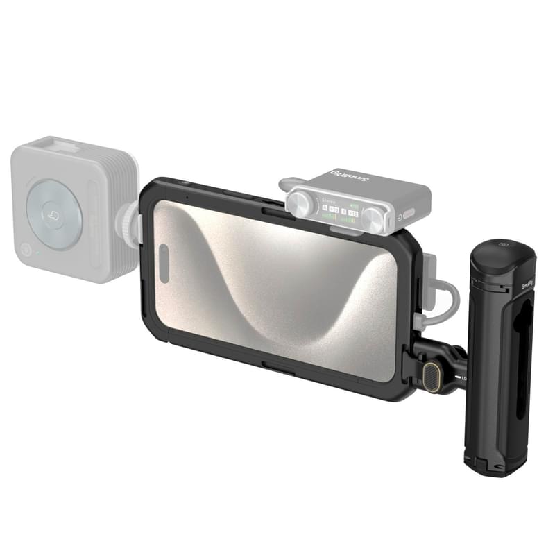 Клетка и ручка SmallRig Mobile Video Kit (Single Handheld) для iPhone 15 Pro Max 4393 - фото #1, Technodom.kz