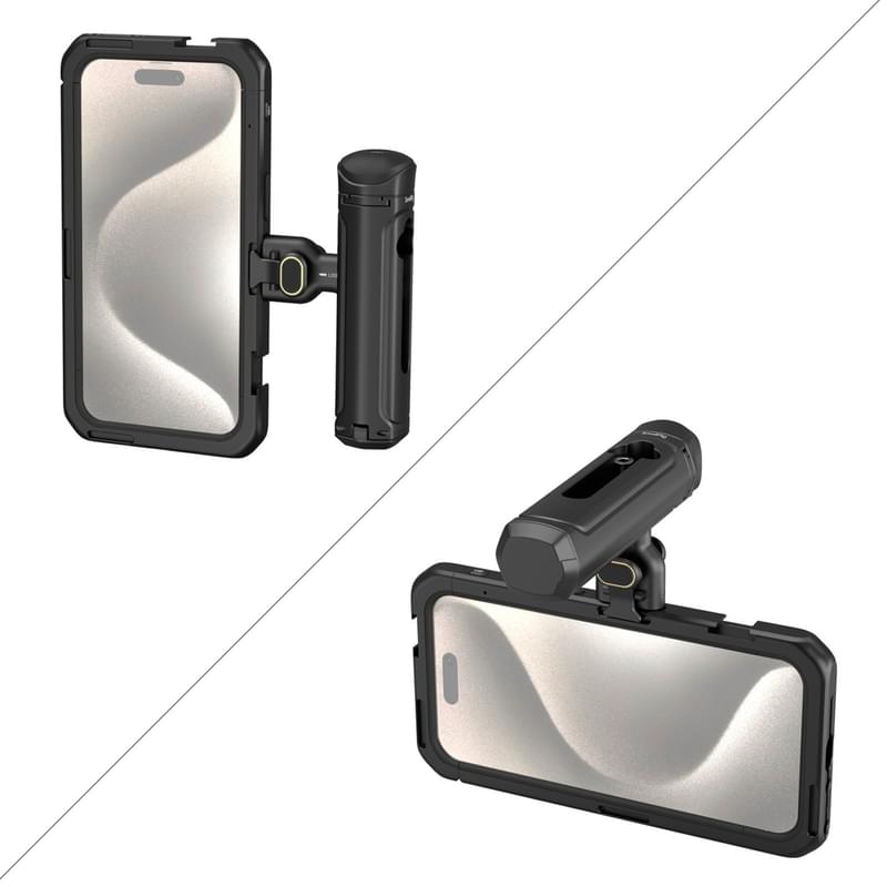 Клетка и ручка SmallRig Mobile Video Kit (Single Handheld) для iPhone 15 Pro Max 4393 - фото #4, Technodom.kz