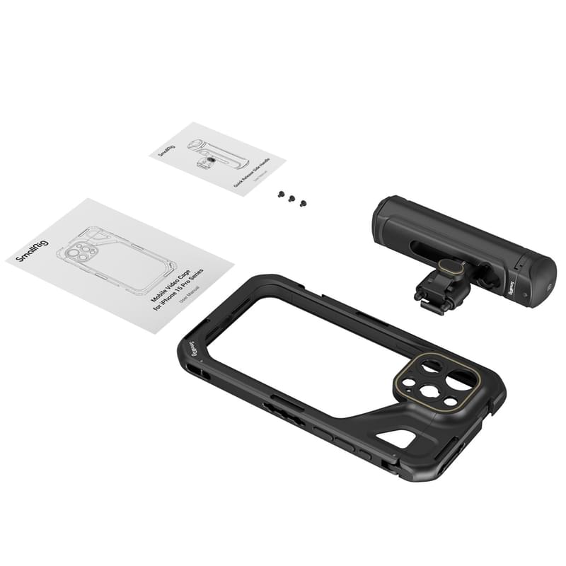 Клетка и ручка SmallRig Mobile Video Kit (Single Handheld) для iPhone 15 Pro Max 4393 - фото #6, Technodom.kz
