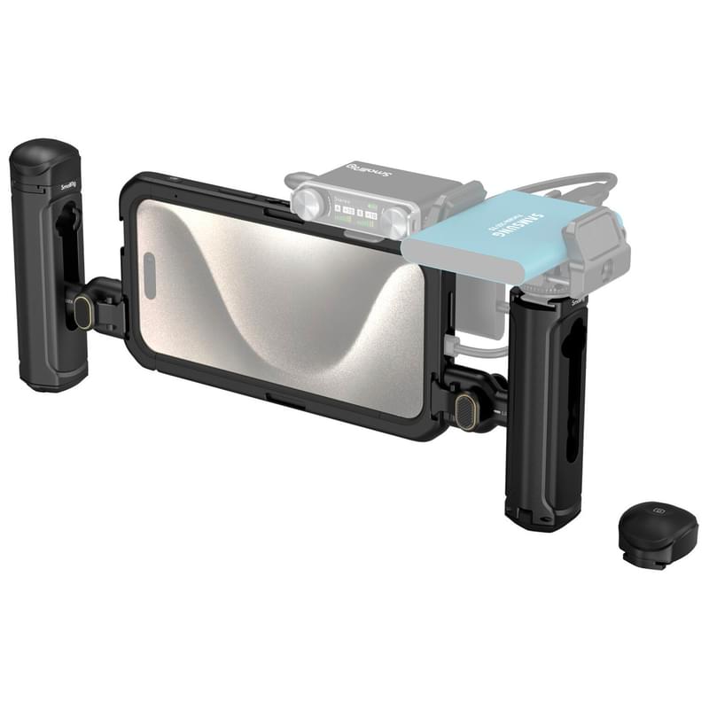 Клетка и ручки SmallRig Mobile Video Kit (Dual Handheld) для iPhone 15 Pro Max 4392 - фото #1, Technodom.kz