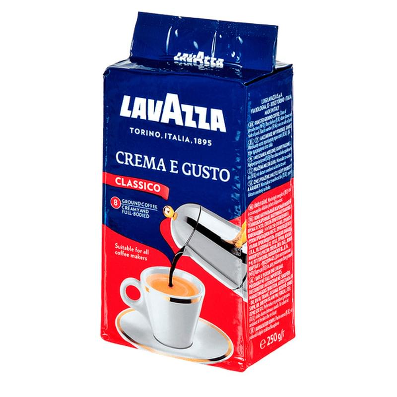 Lavazza Crema E Gusto ұнтақталған кофесі 250г - фото #0, Technodom.kz