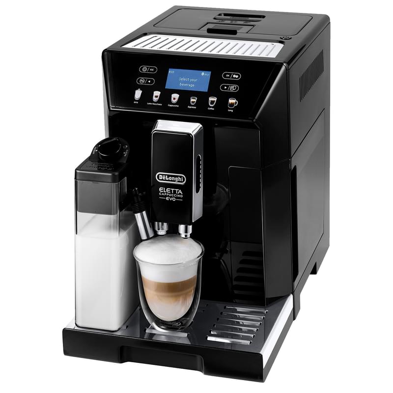 Кофемашина Delonghi Eletta Cappuccino Evo ECAM-46.860.B - фото #1, Technodom.kz