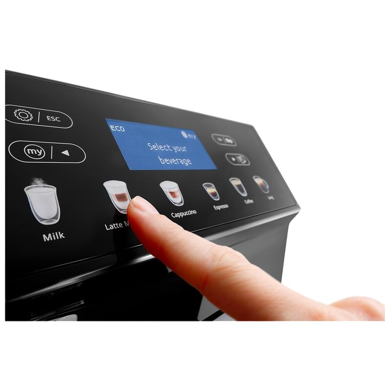 Кофемашина Delonghi Eletta Cappuccino Evo ECAM-46.860.B - фото #3, Technodom.kz