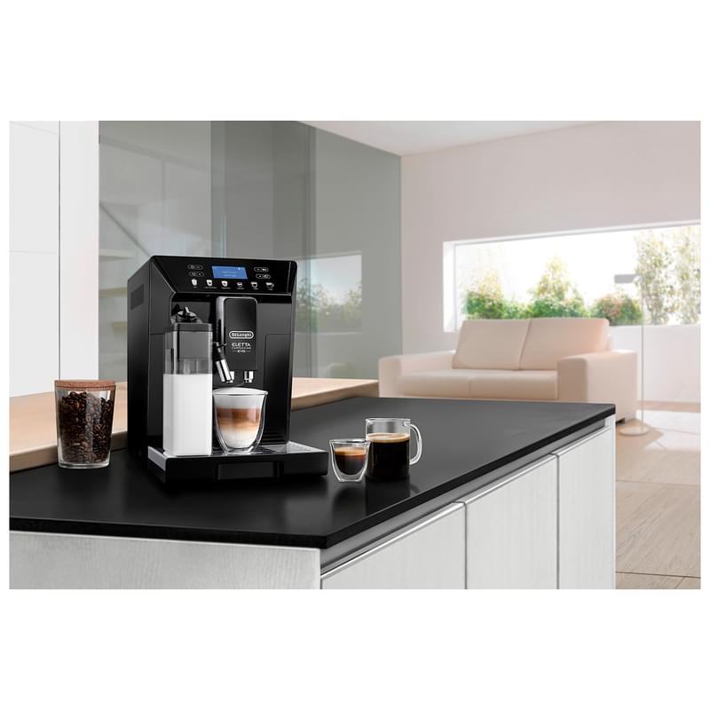 Кофемашина Delonghi Eletta Cappuccino Evo ECAM-46.860.B - фото #7, Technodom.kz