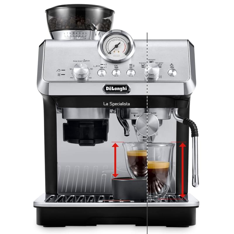 Кофеварка рожковая Delonghi EC-9155.MB - фото #8, Technodom.kz