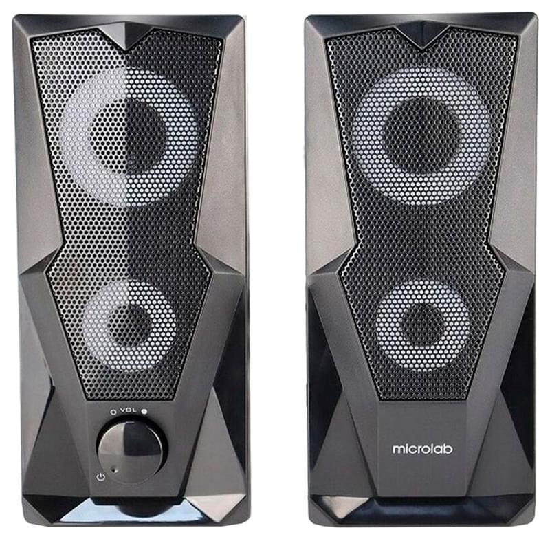 Колонки 2.0 Microlab B27, Black - купить по лучшей цене в Алматы ...