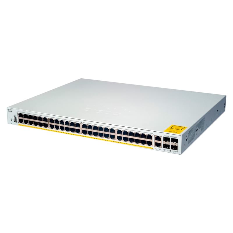 Коммутатор Catalyst 1000 48-port GE,POE,4*1G SFP C1000-48P-4G-L - фото #1, Technodom.kz