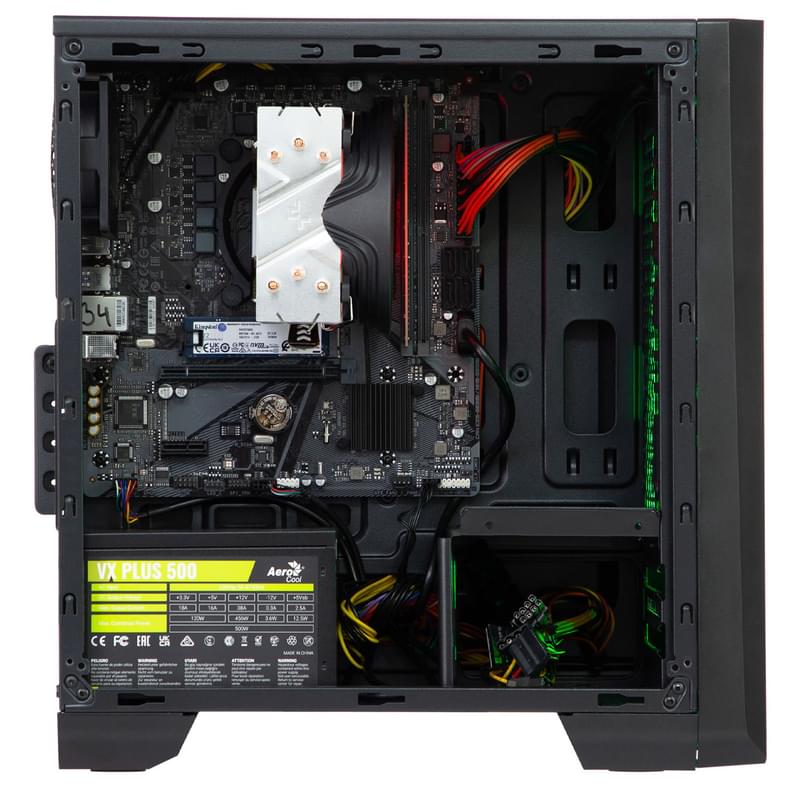 Компьютер Neo (Ci-5 12400/H610M/8GB/SSD 500GB NVMe/Mini Cylon Black) - фото #5, Technodom.kz