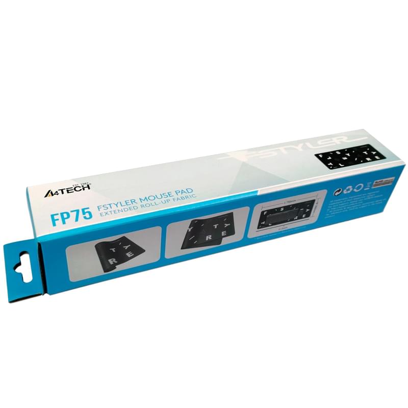 Коврик для мыши A4tech Fstyler FP75, Black - фото #1, Technodom.kz