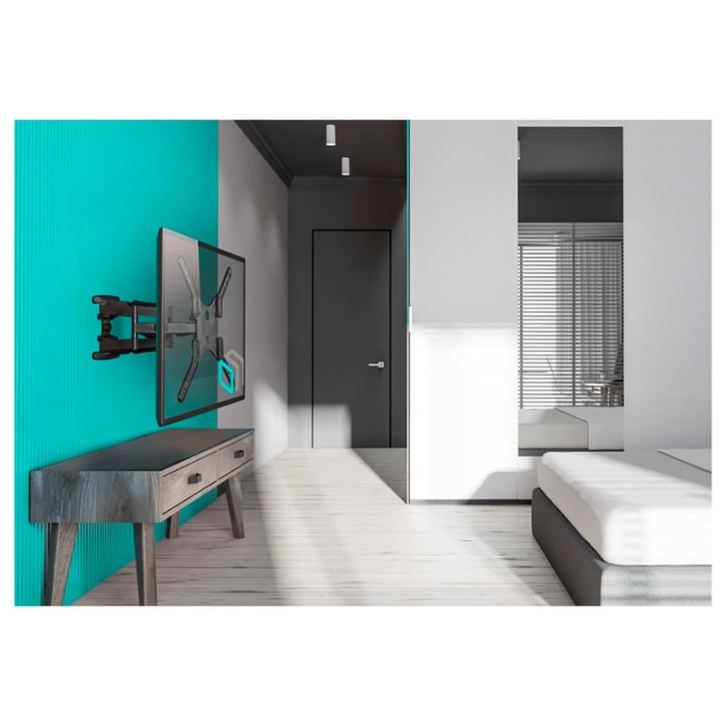 Кронштейн для ТВ 37"-70" наклонно -поворотный, ONKRON, макс 36, (M5-B) - фото #6, Technodom.kz