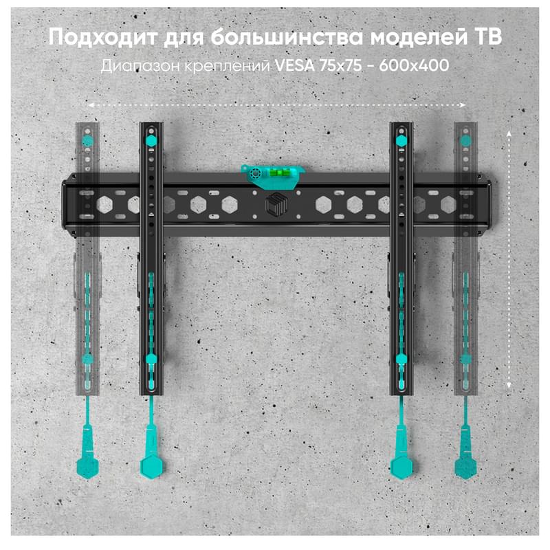 Кронштейн для ТВ 43"-85" наклонный, ONKRON, макс 68, (TM6) - фото #4, Technodom.kz