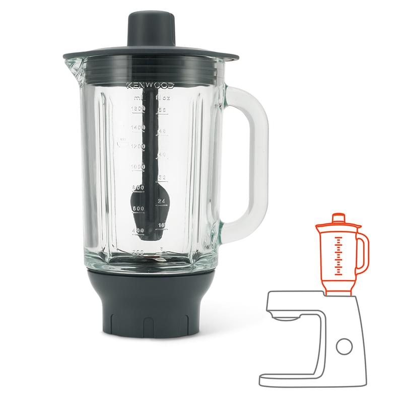 Кухонная машина Kenwood Titanium Chef Baker + 6 насадок (мясорубка, блендер, комбайн, набор MAX-980) - фото #10, Technodom.kz