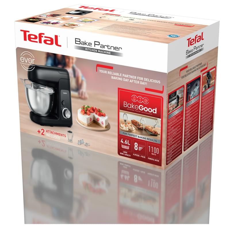Кухонная машина Tefal Bake Partner QB522838 - фото #6, Technodom.kz