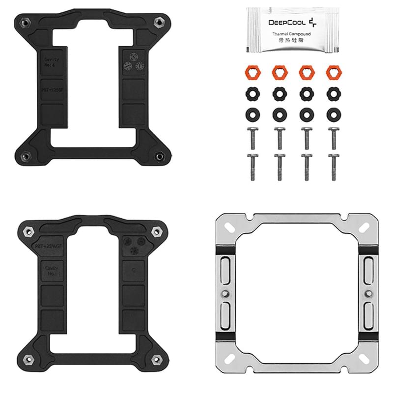 Кулер для CPU Deepcool AG400 BK (R-AG400-BKANMC-G-2) (LGA1700, 220W) - фото #4, Technodom.kz