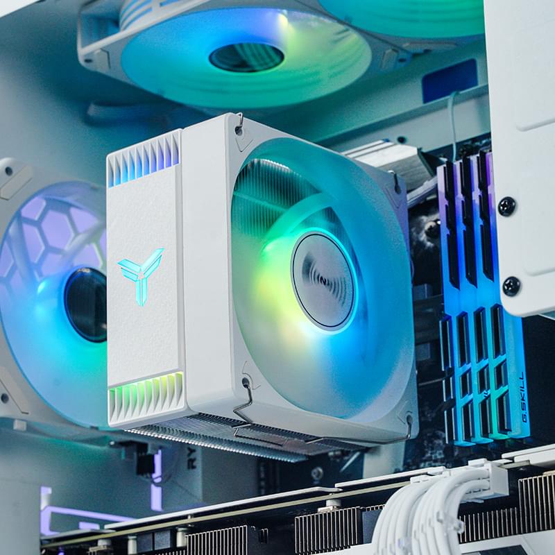 CPU Jonsbo CR-1000 EVO(ARGB) White арналған кулері - фото #3, Technodom.kz