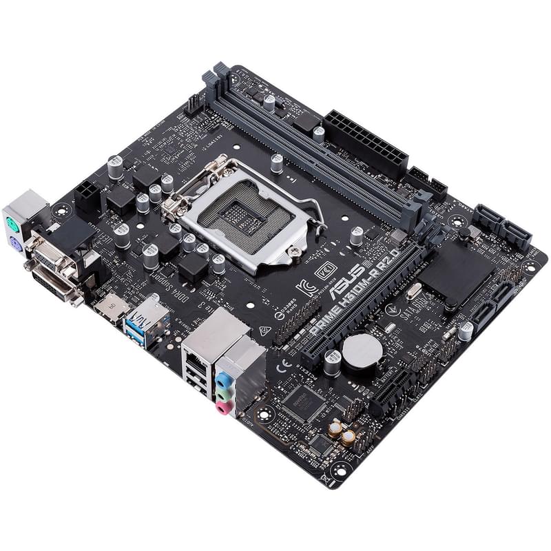 Материнская плата Asus PRIME H310M-R R2.0 LGA1151 2DDR4 PCI-E 1x16 1x1 (HDMI+DVI-D+VGA) mATX - фото #2, Technodom.kz