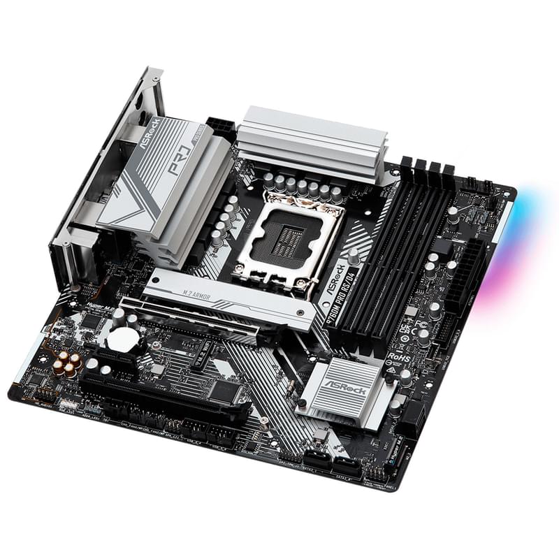 ASRock B760M PRO RS LGA1700 4DDR4 PCI-E 2x16 1x1 (HDMI+DP) mATX аналық плата - фото #2, Technodom.kz