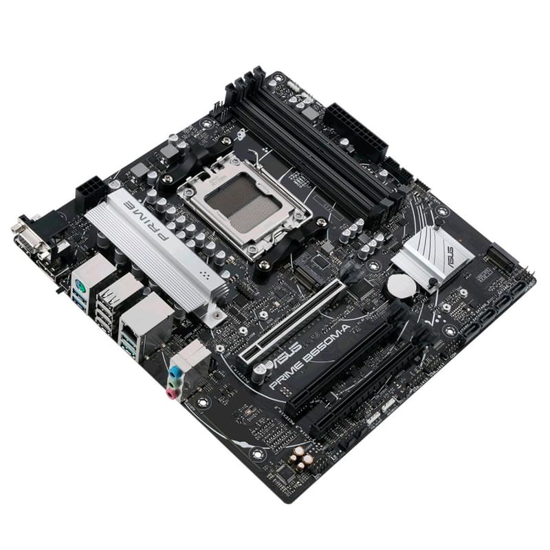 Материнская плата Asus PRIME B650M-A D5 AM5 4DDR5 PCI-E 3x16 (HDMI+DP+VGA) mATX - фото #2, Technodom.kz