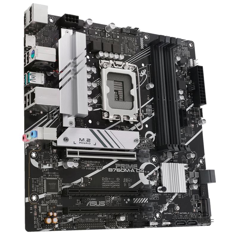 Материнская плата ASUS Prime B760M-A LGA1700 4DDR4 PCI-E 1x16 1x4 1x1 (2HDMI+DP) mATX - фото #2, Technodom.kz Материнская плата ASUS Prime B760M-A LGA1700 4DDR4 PCI-E 1x16 1x4 1x1 (2HDMI+DP) mATX - фото #2, Technodom.kz